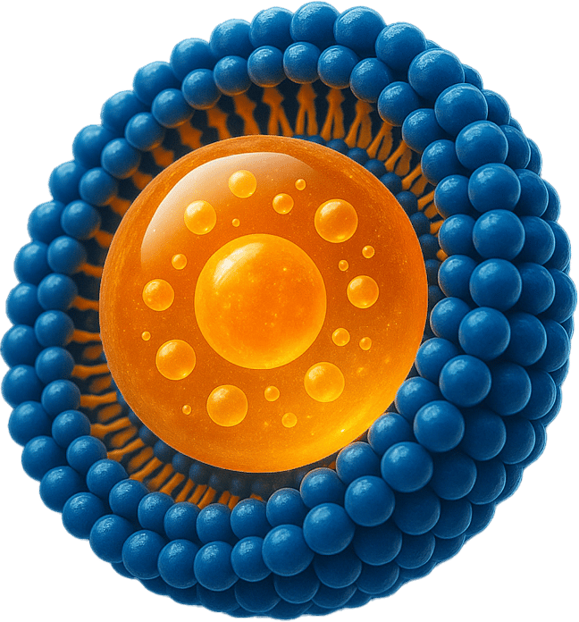 Illustration of a liposome